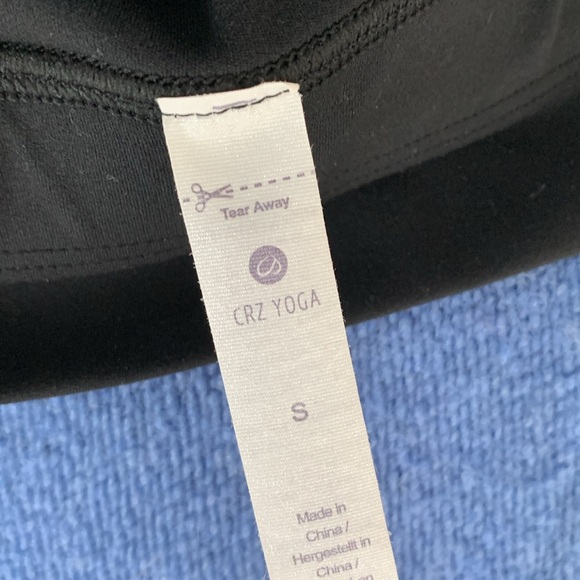 CRZ Yoga Strappy Bra Size Small - Black EUC - Picture 4 of 4